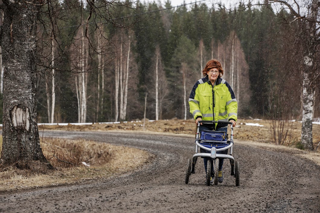 Ingela Falk, pensionerad undersköterska.