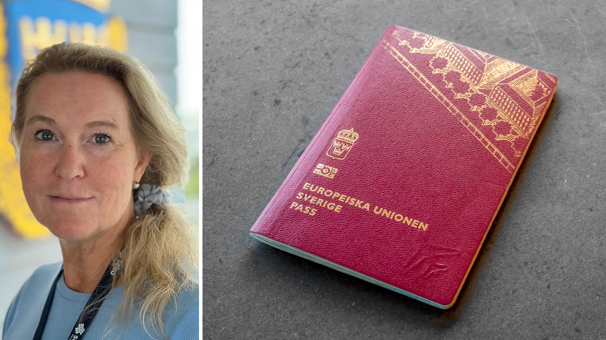 Delad bild. Vänster: Karna TIllheden. Höger: Ett pass.