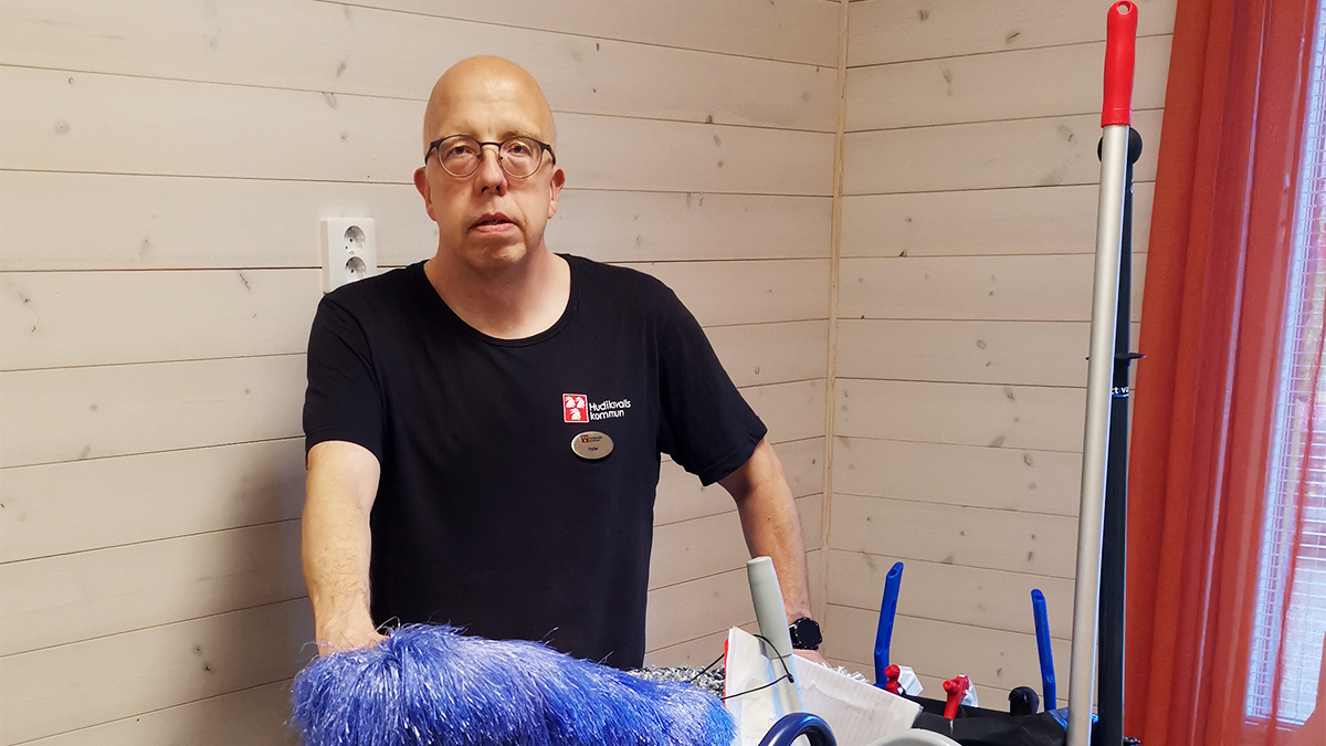 Peter Norin, städare.