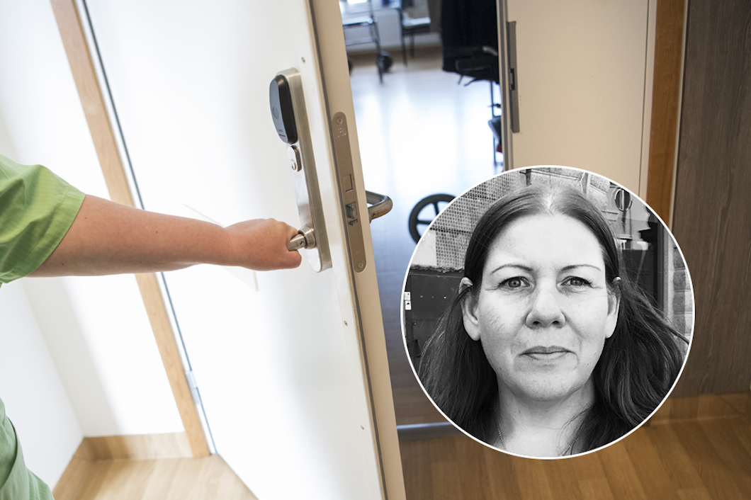 Marie Wiberg, undersköterska.