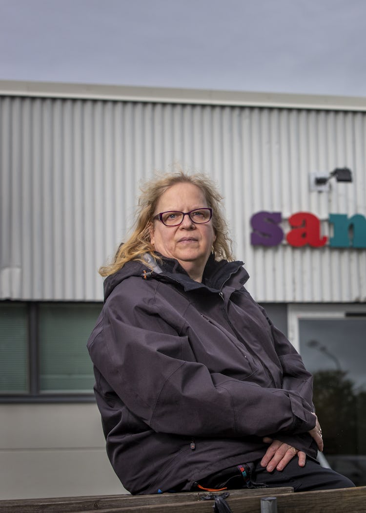 Therese Kangosjärvi, anställd på Samhall i Eskilstuna