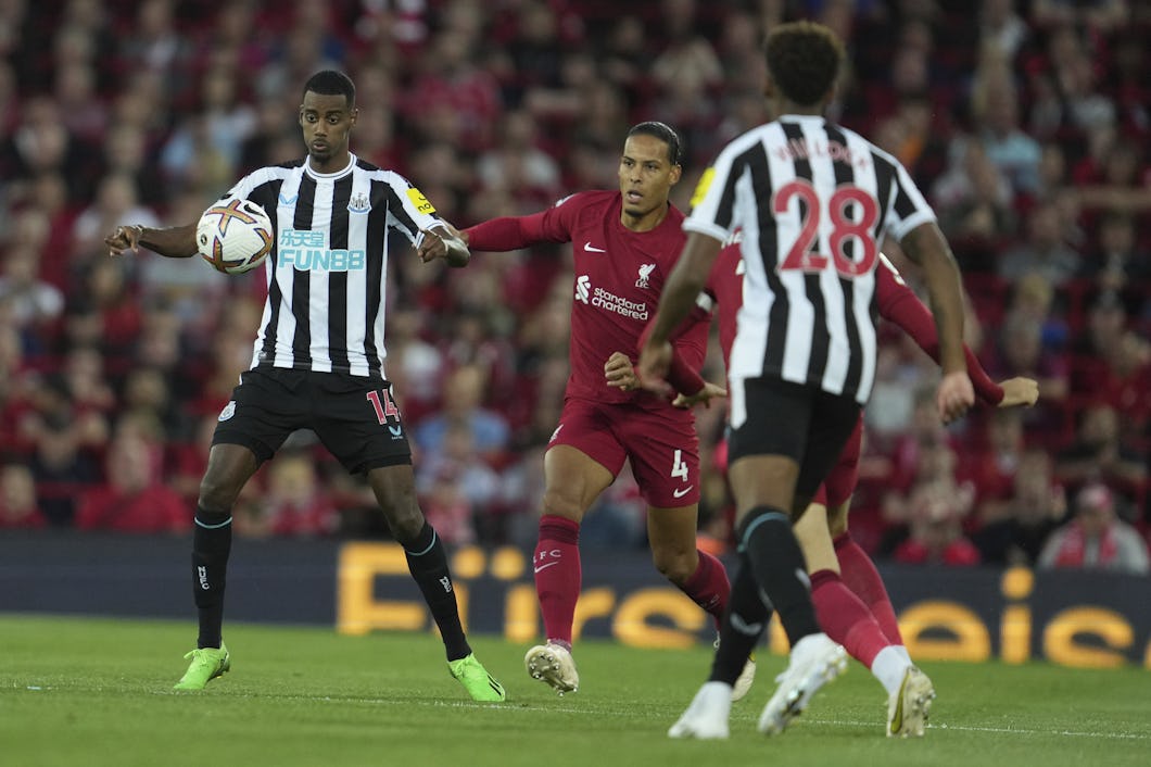Alexander Isak på plan för Newcastle, som ägs av Saudiarabien.