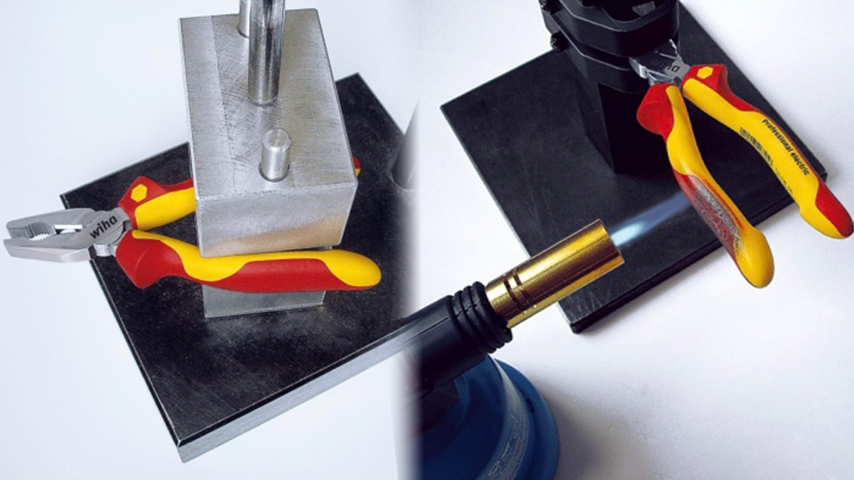 Test av fysisk tryckbelastning.