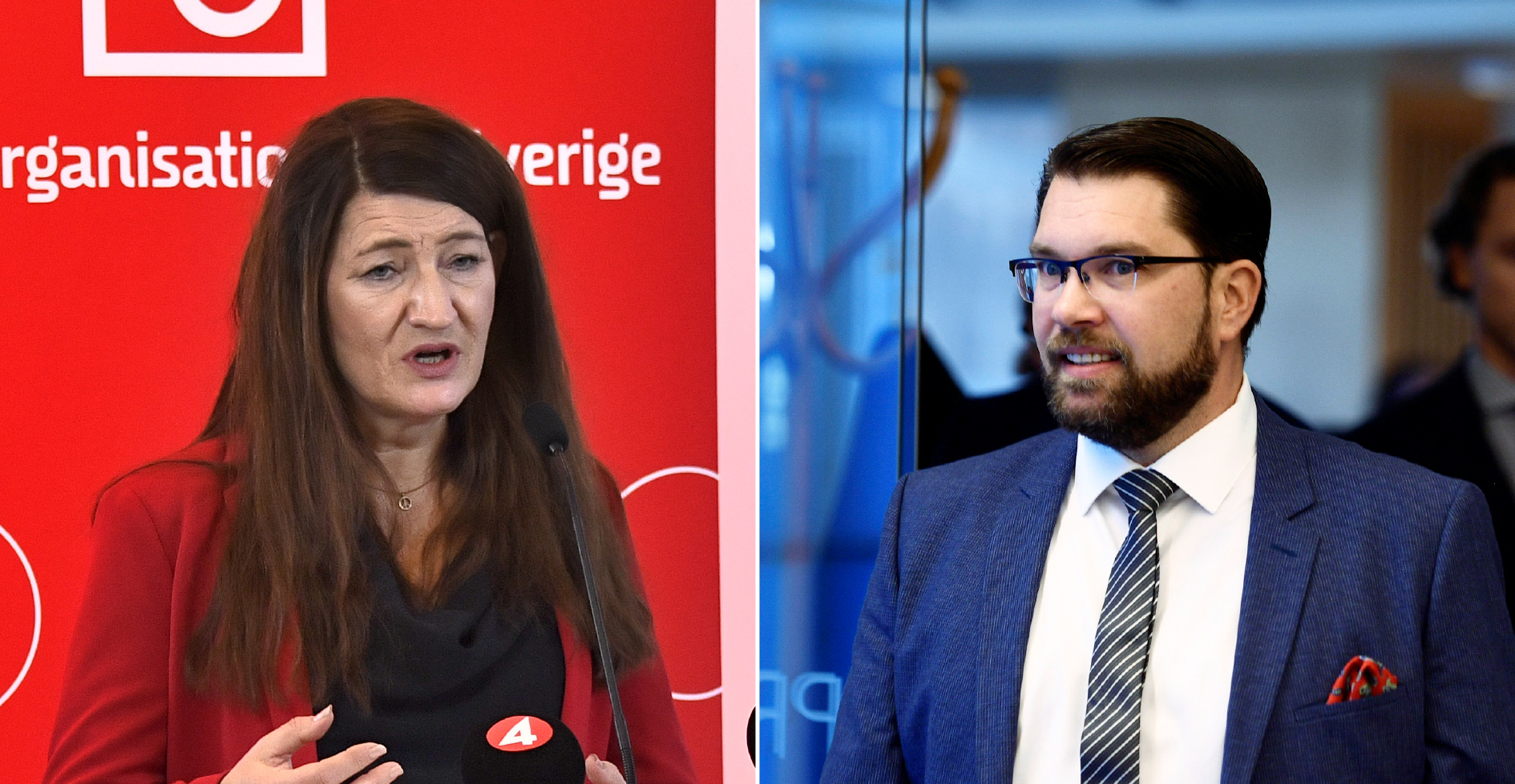Susanna Gideonsson LO Jimmie Åkesson Sverigedemokraterna