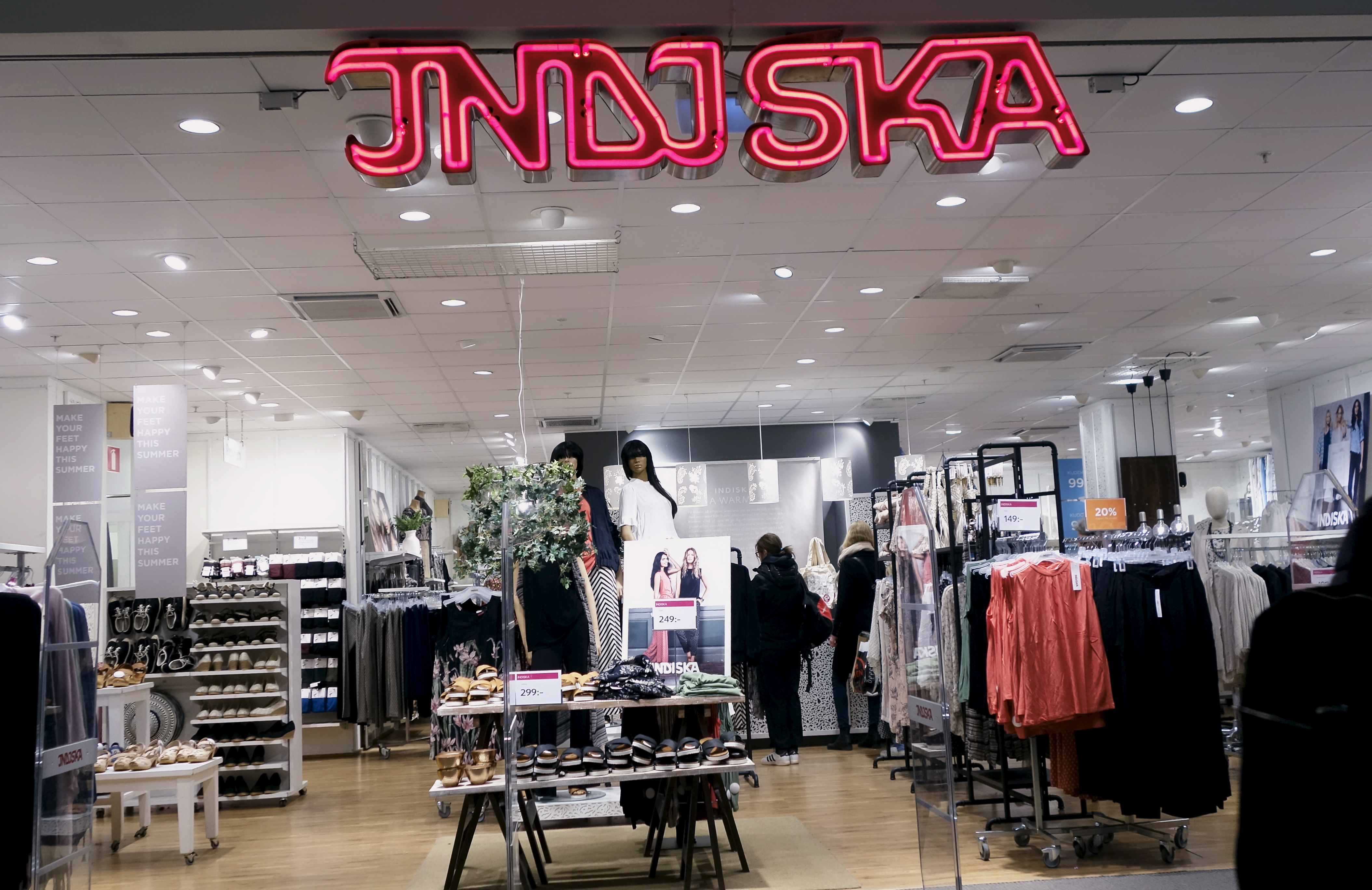 Indiska går i konkurs. 200 anställda i 46 butiker drabbas.