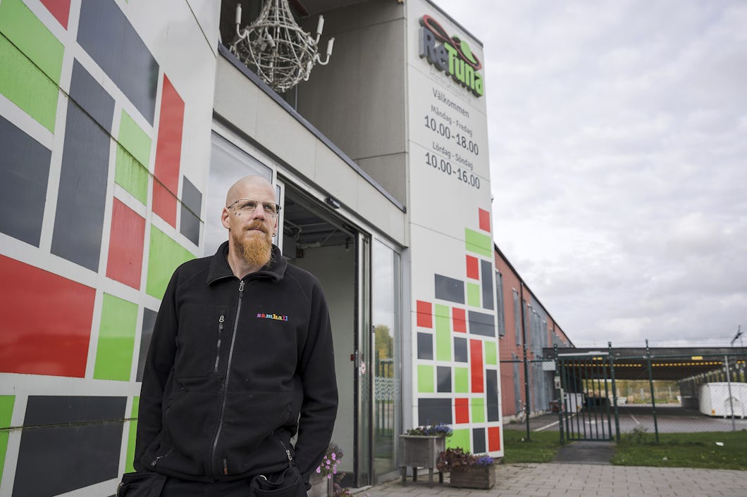 Johan Karlberg, anställd på Samhall