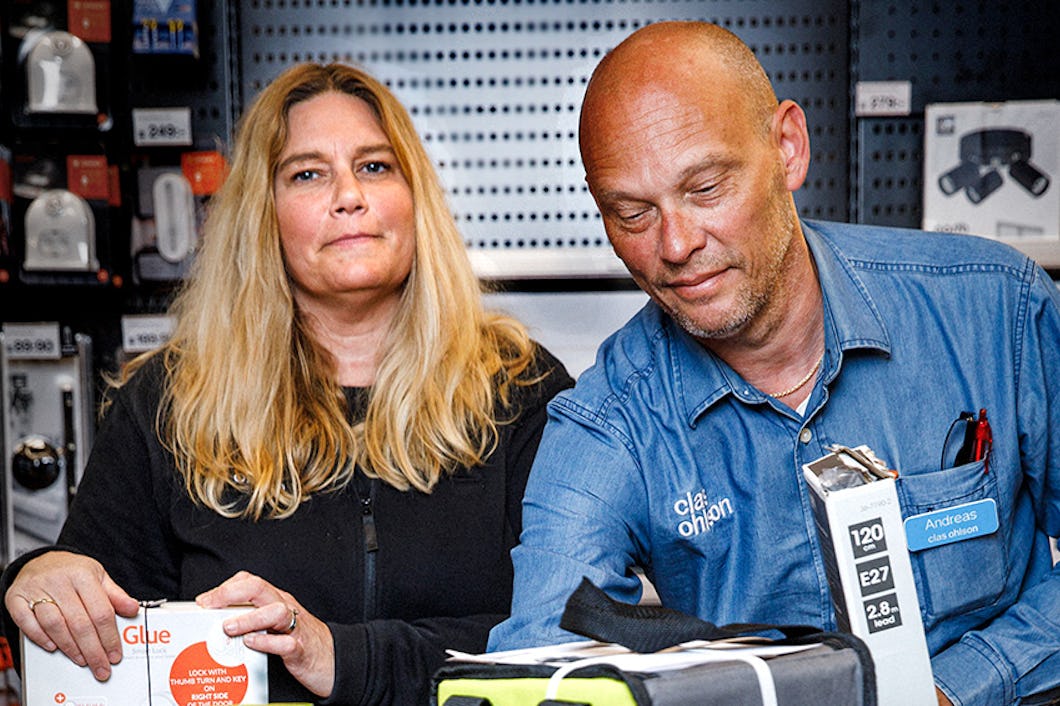 Anneli Hellman Andreas Sassart Clas Ohlson Väla