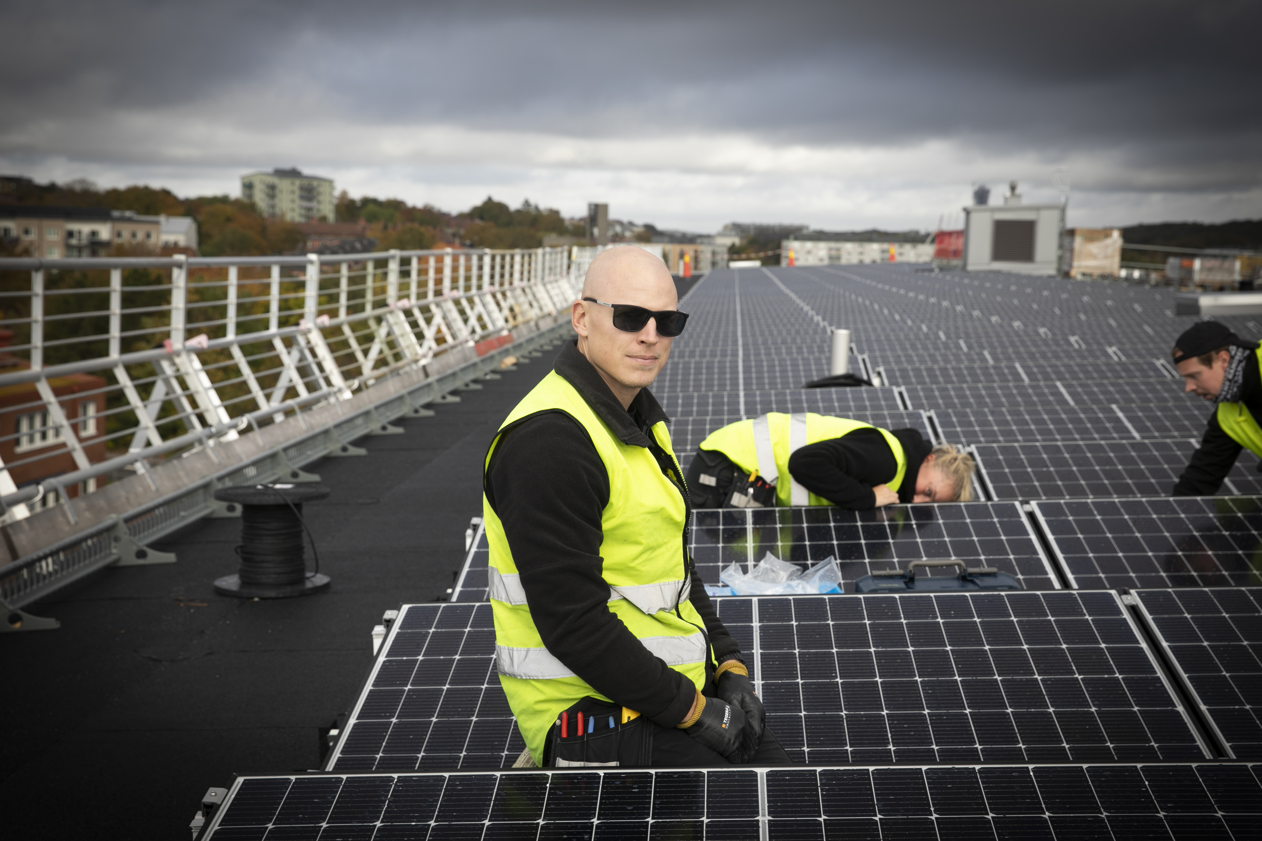 Solcellsmontören Petter Björlund