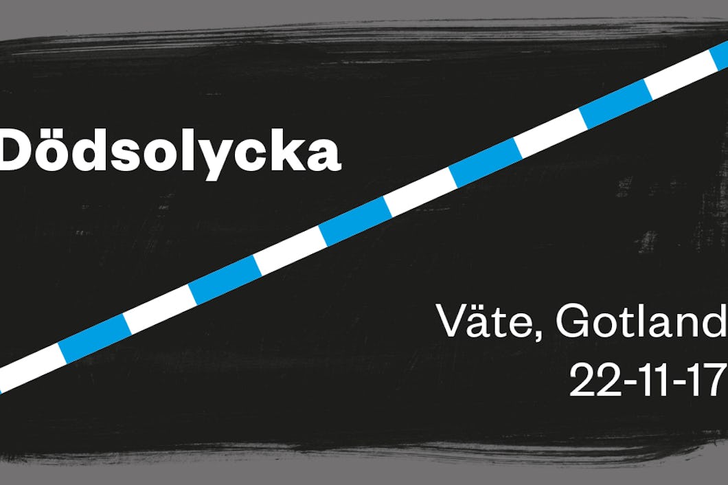 Dödsolycka på Gotland