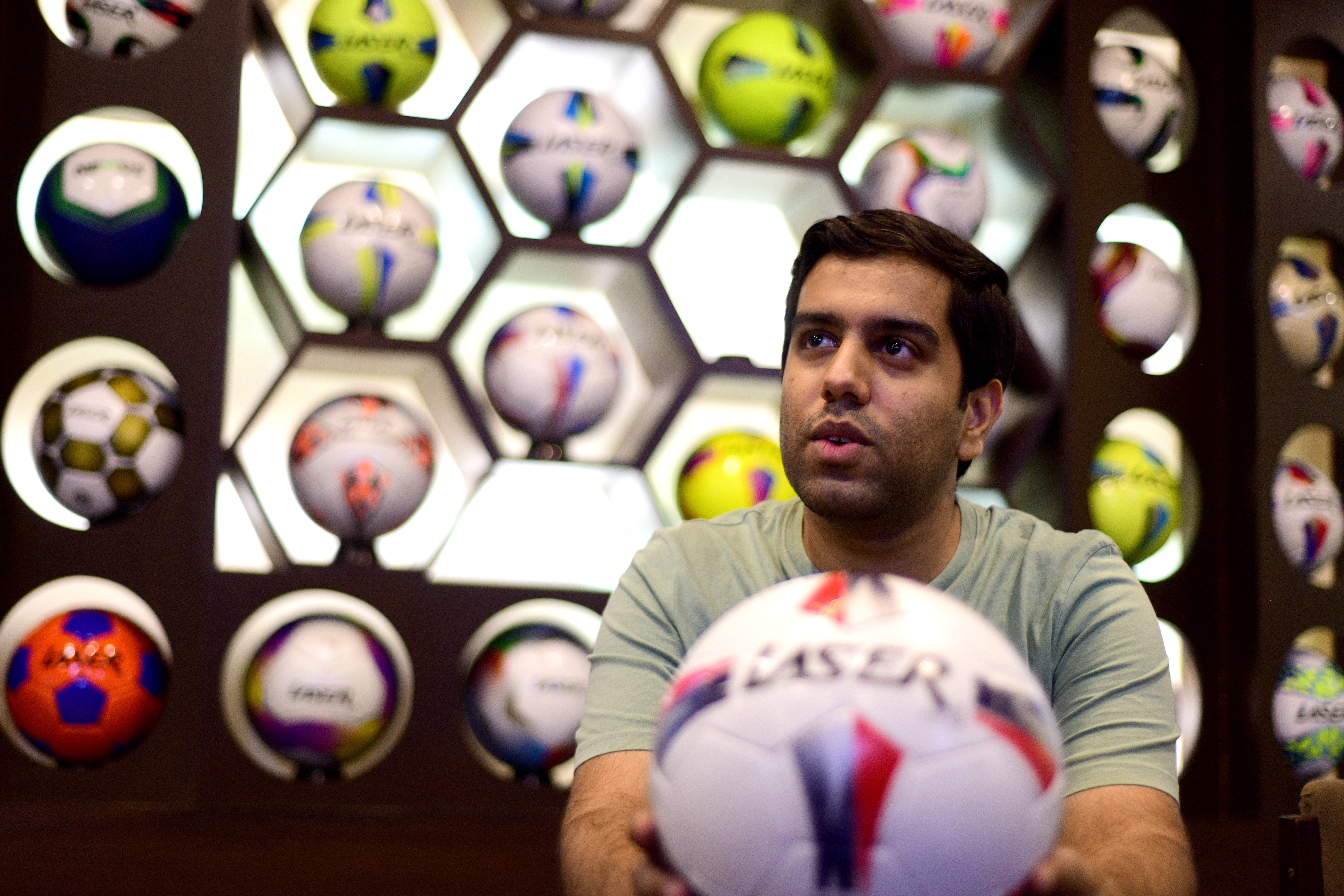 Bild på Abubakar Imtiaz, fjärde generationens fotbollsfabrikör.