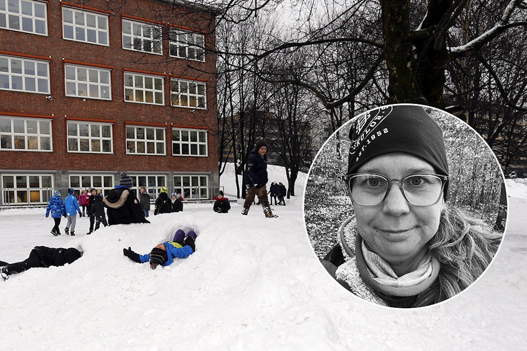 Det är alldeles för många barn i förhållande till personal på skolor och förskolor tycker Jennie Öhman.