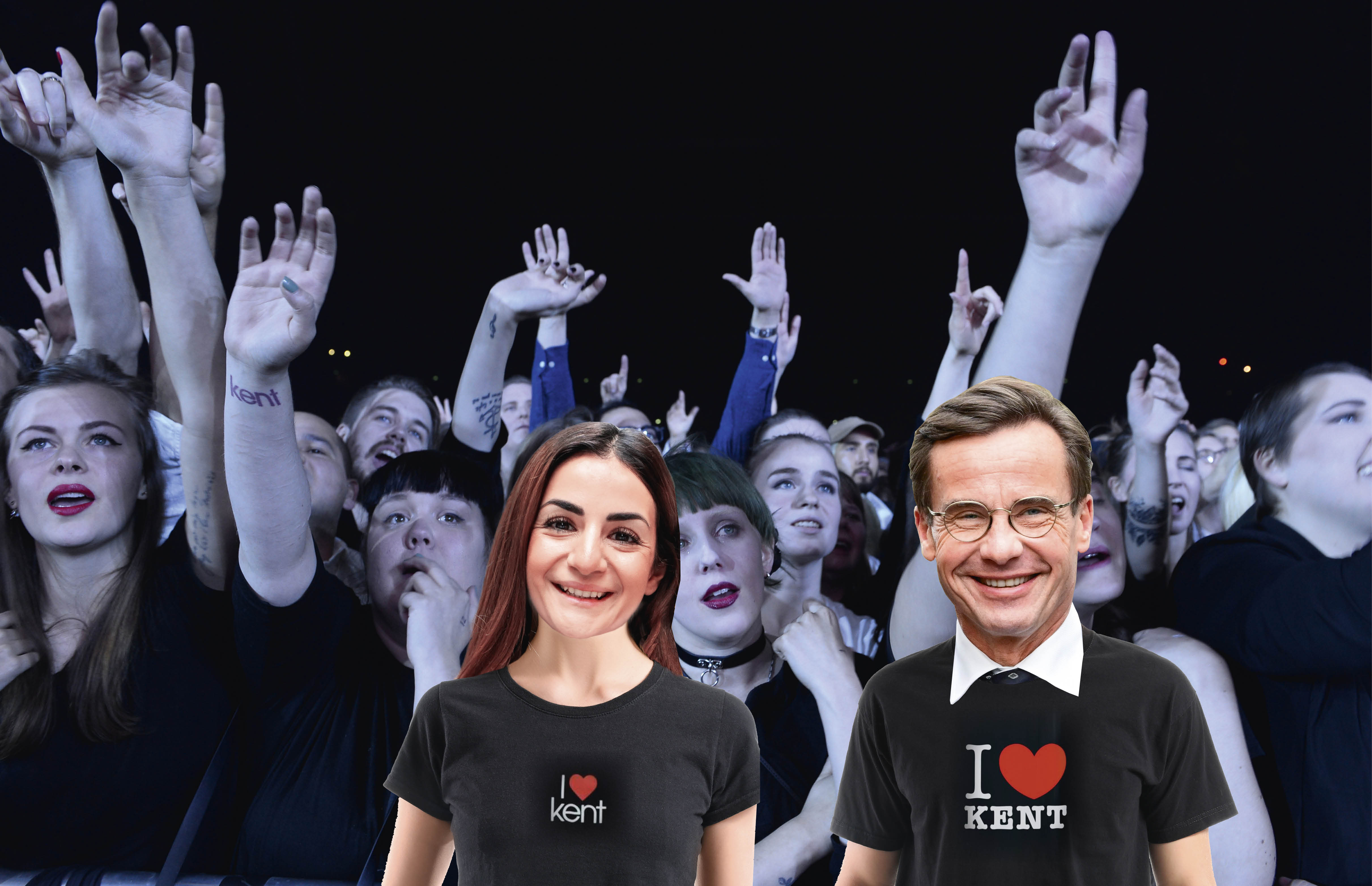 Parisa Liljestrand och Ulf Kristersson gillar Kent