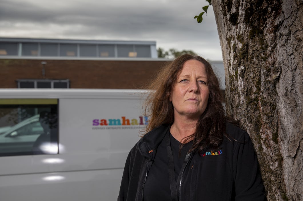 Maj-Len Holmquist, skyddsombud på Samhall i Eskilstuna