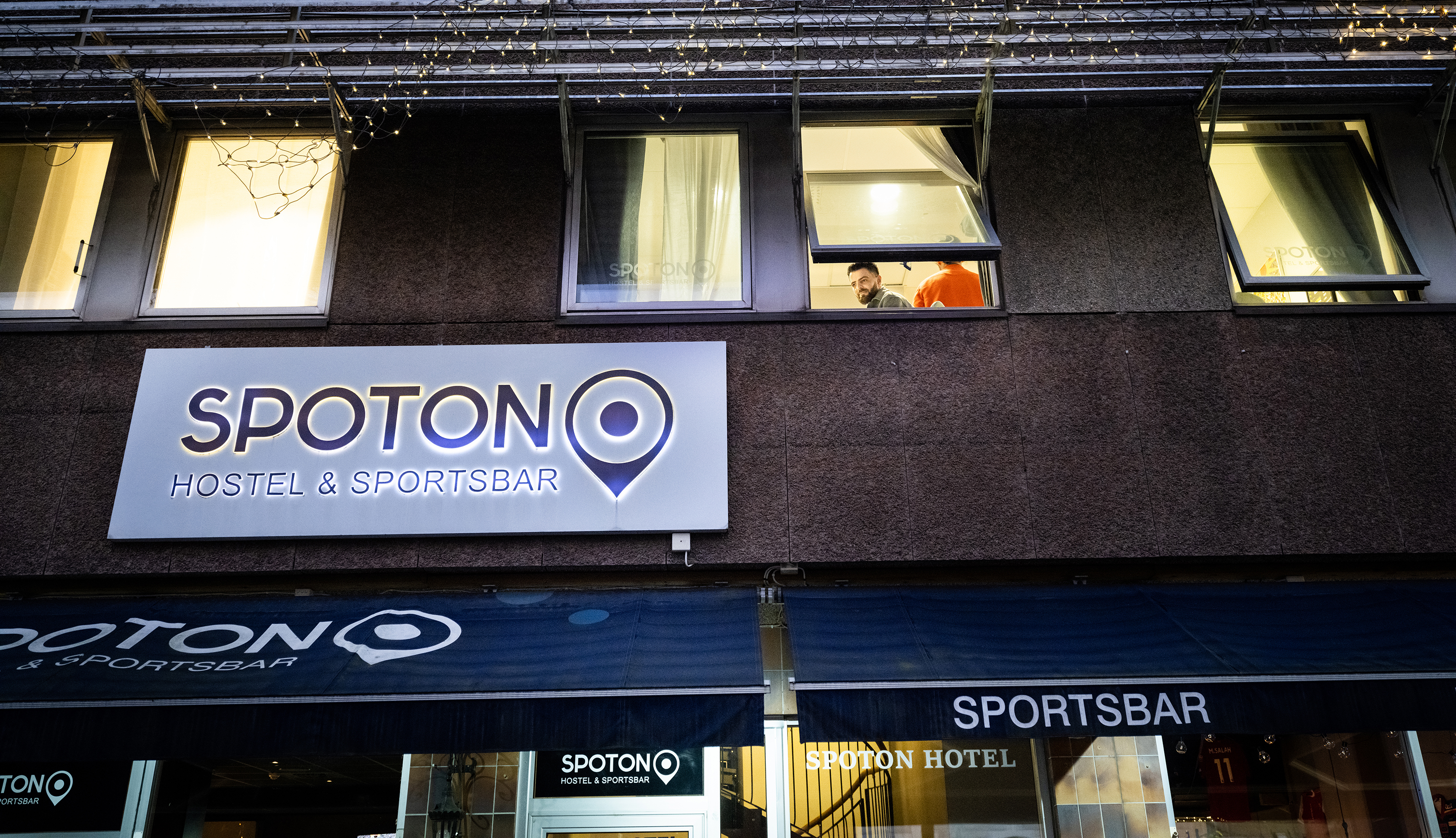 Mohammad Hasan på hotellet Spoton