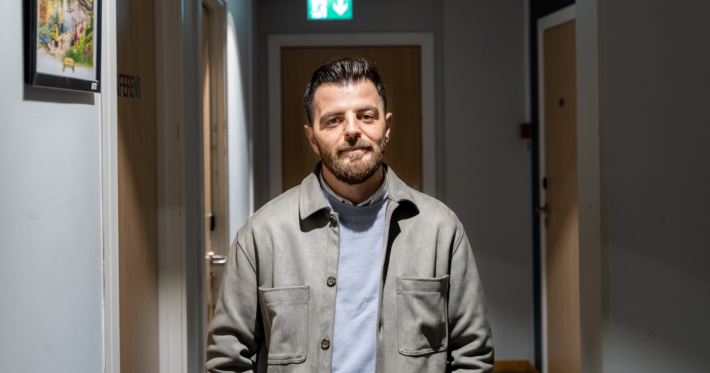 Mohammad Hasan på hotellet Spoton.