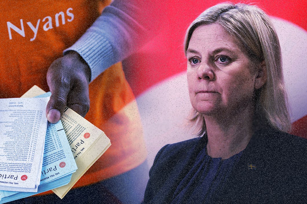 Partiet Nyans, Magdalena Andersson, Socialdemokraterna, Socialdemokraterna tappade väljare till Nyans