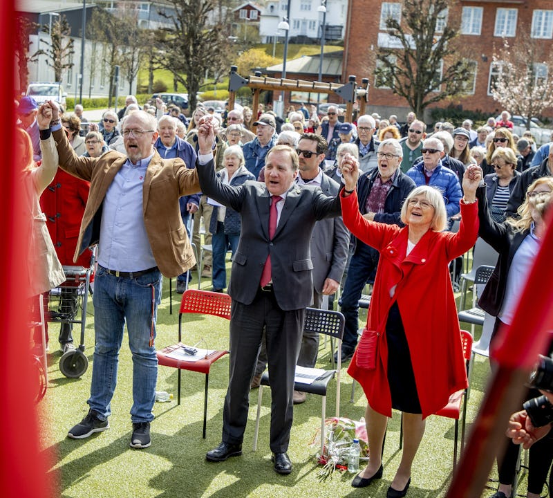 Stefan Löfven på 1 maj