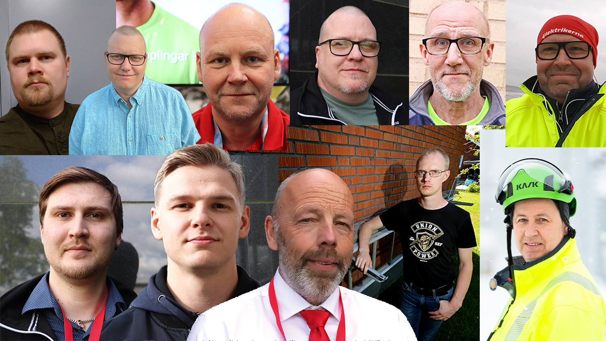 Kollage med bilder på folk som nämns i texten.