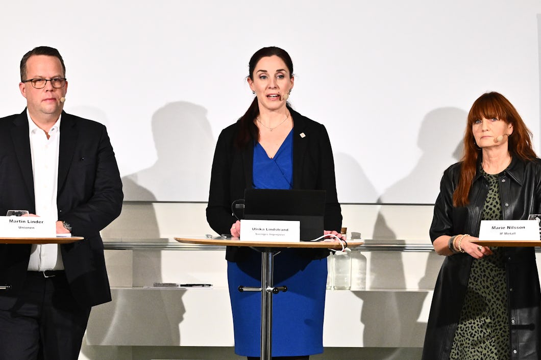 Martin Linder Unionen Ulrika Lindstrand Sveriges Ingenjörer Marie Nilsson IF Metall