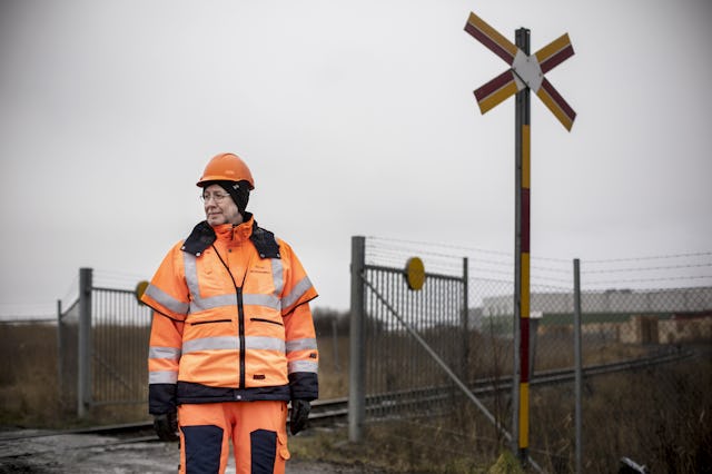 Conny Roos, huvudskyddsombud på Hector rail.