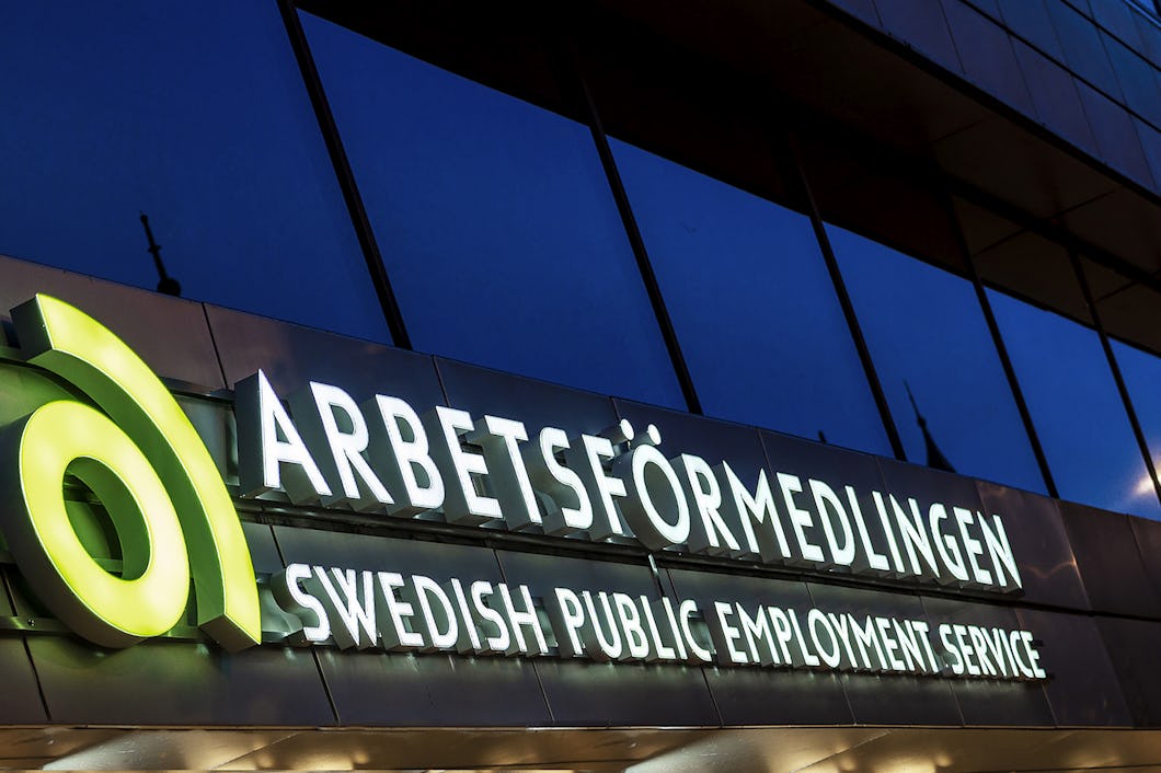 Arbetsförmedlingens fasad
