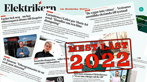 Screenshots på de mest lästa artiklarna 2022, huller om buller.