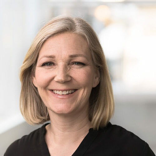 Bild i halvfigur på Kajsa Moström, presschef, Folksam