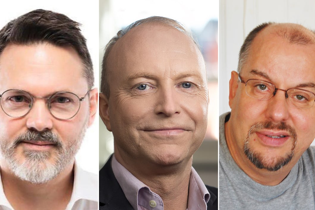 Markus Kallifatides, Stefan Carlén och Christer Persson.