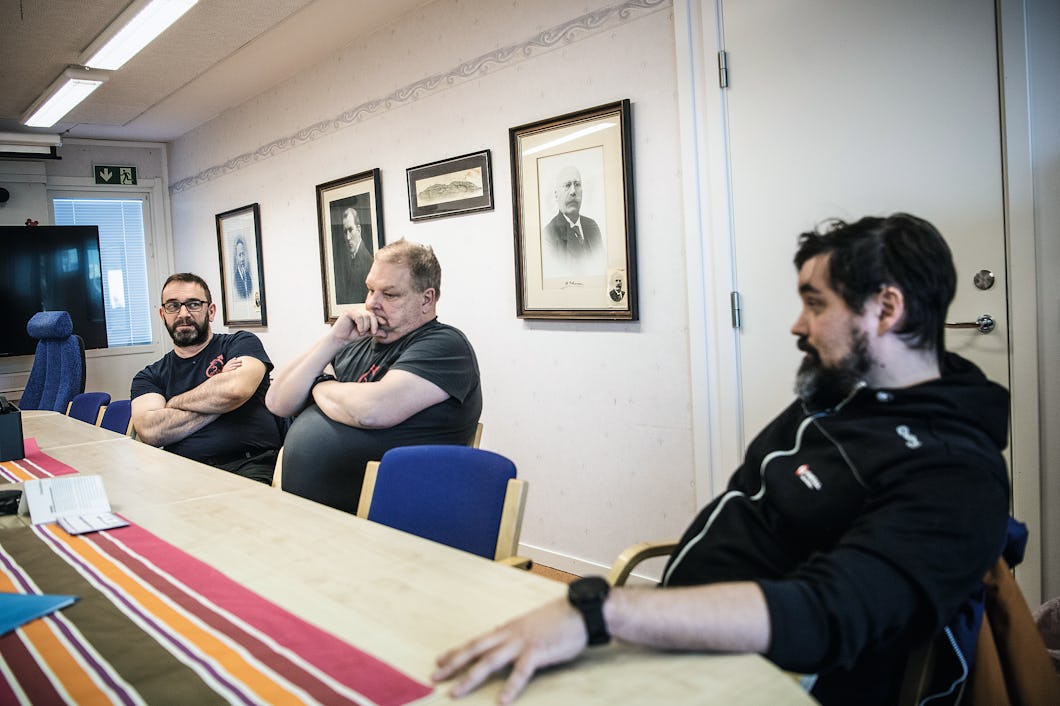 Per Eriksson, Anders Elenius och Jon Sarri.