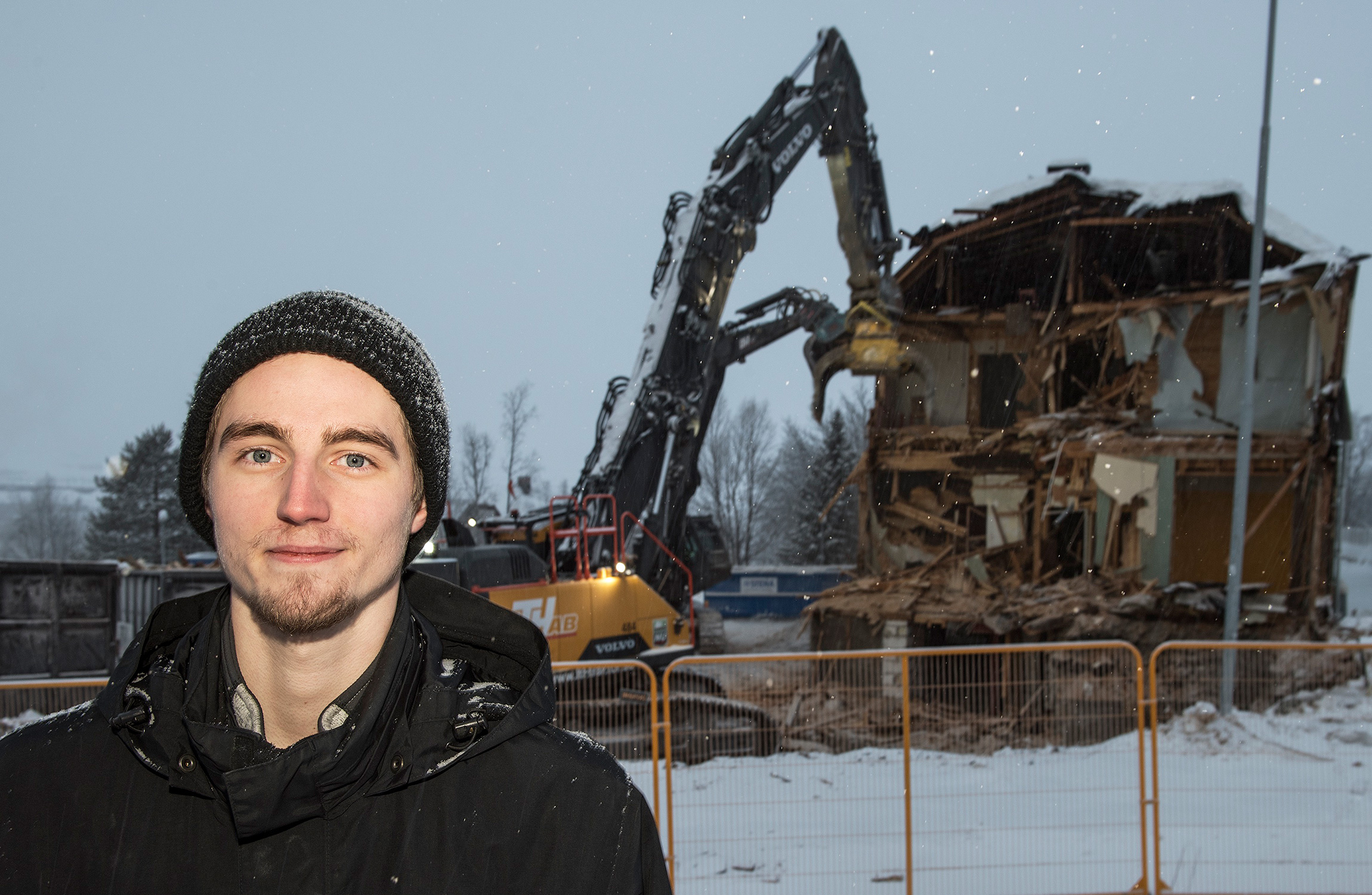 Leif-Erik Wilsdorf är fastighetsskötare på Riksbyggen i Kiruna. Kiruna rivs och flyttas.
