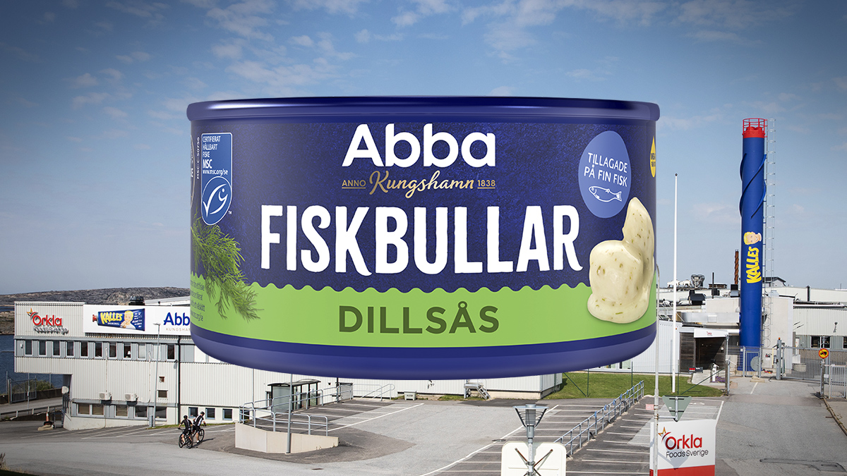 Hos Orkla i Kungshamn tillverkas Abbas fiskbullar