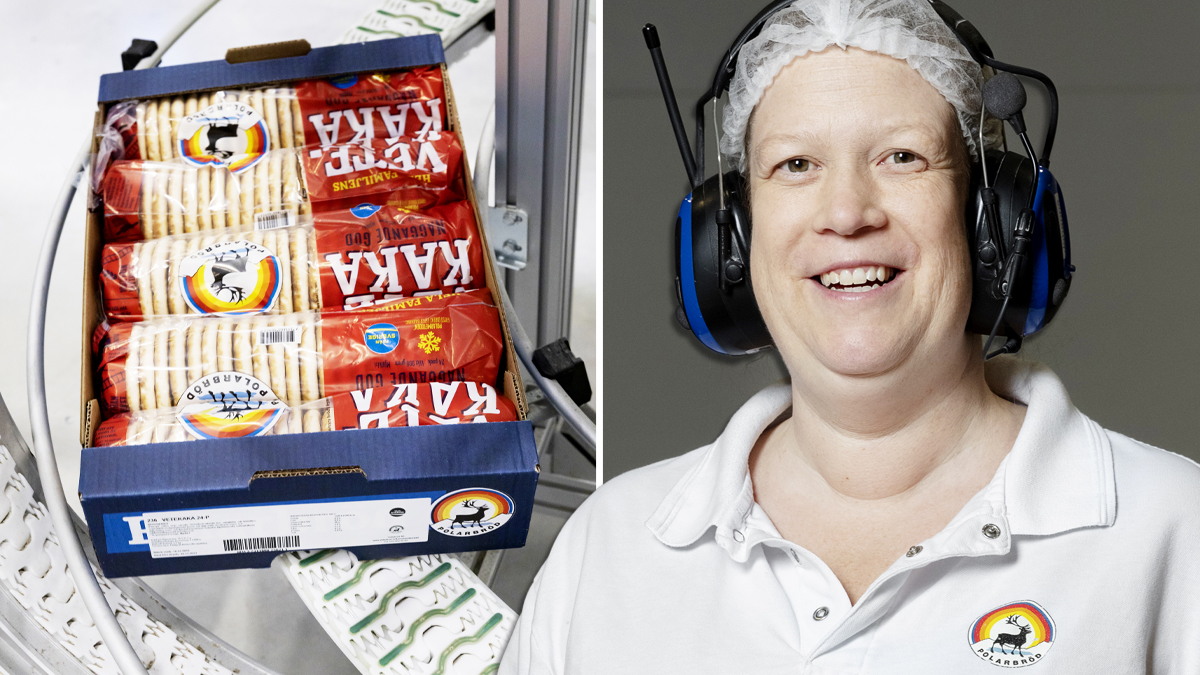 Johanna Öberg har jobbat på Polarbröd i 25 år.