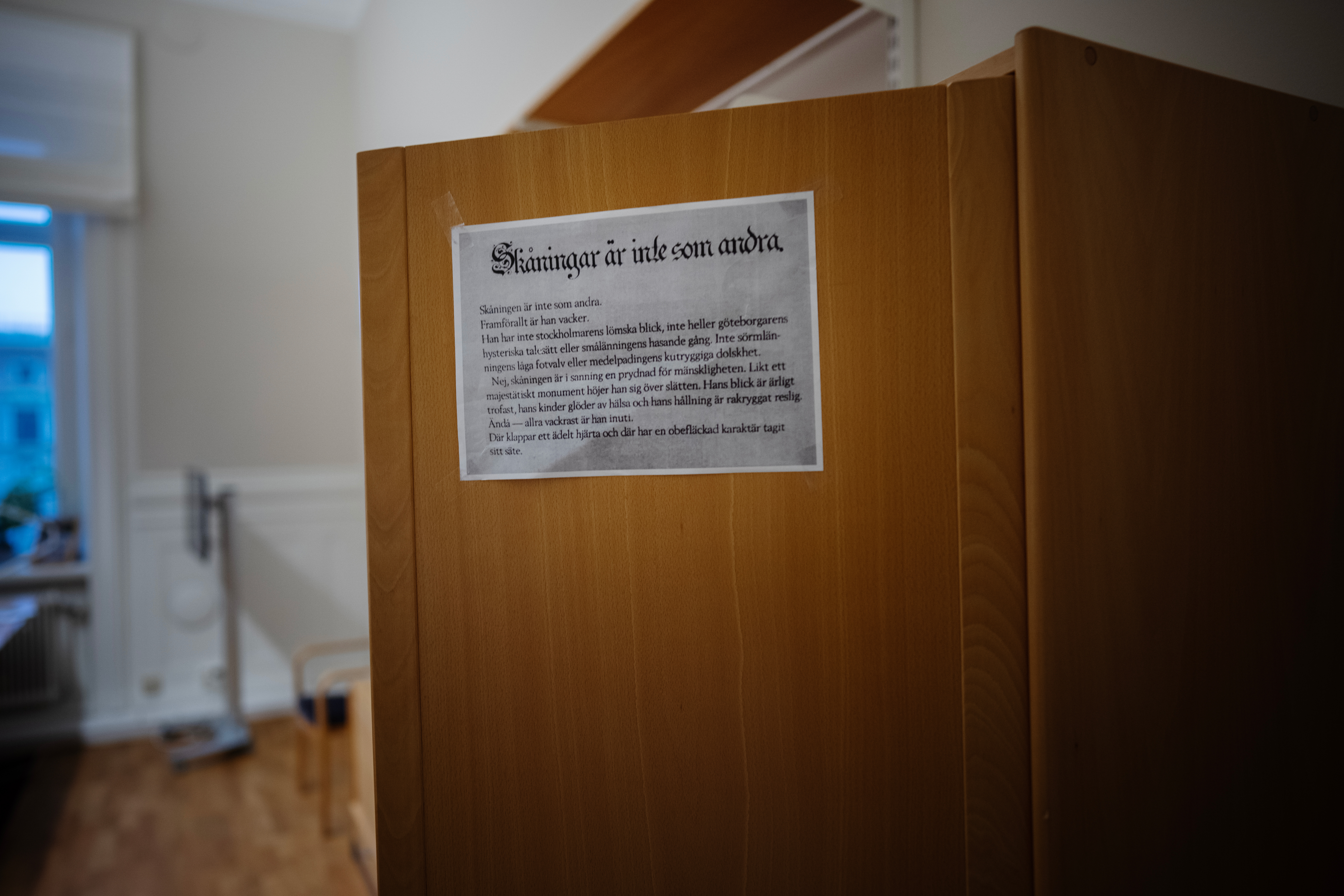 Sverigedemokraternas arbetsmarknadspolitiska talesperson Magnus Persson (SD), som även är ordförande i riksdagens arbetsmarknadsutskott.