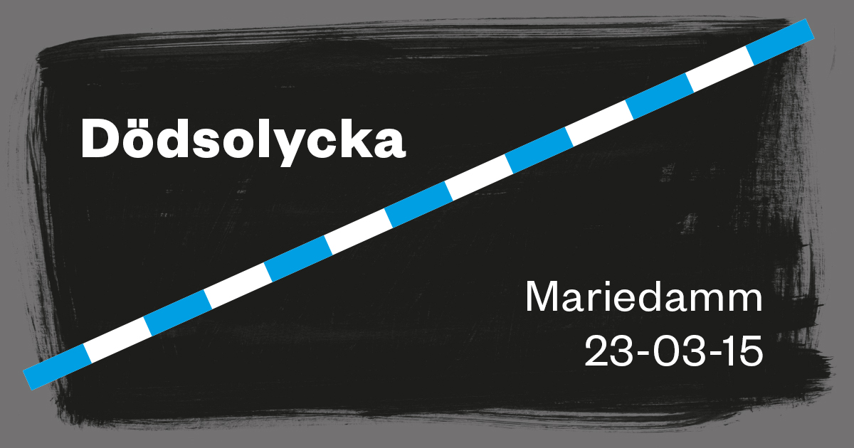 Bild på dödsolycka
