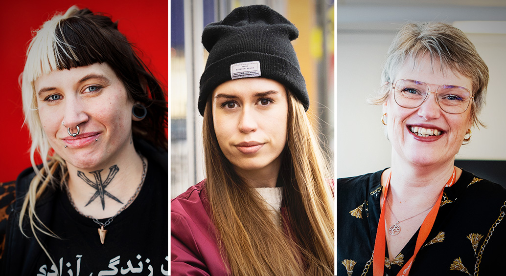 Felicia Gudmundsson, Ida Berglaw Ericsson, Maria Sagebrant Ek, kvinnors rättigehter, handeln