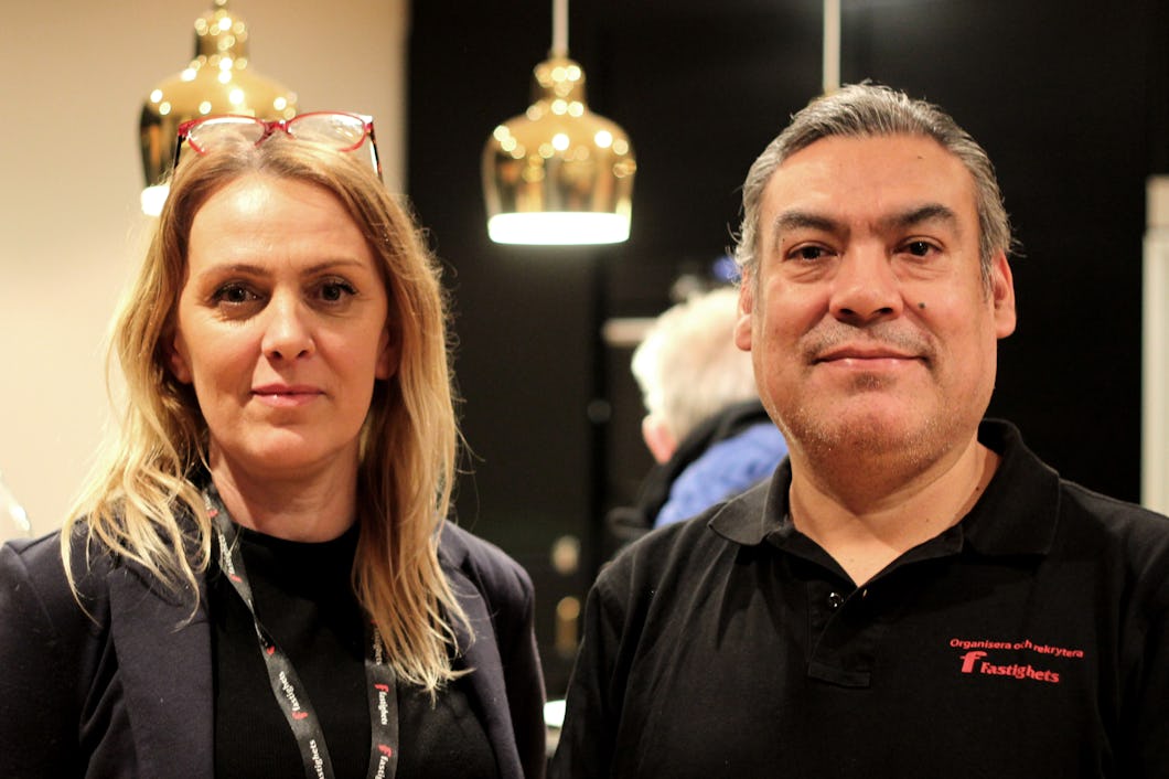 Gordana Josimovic och Silvio Siles är nyvalda till styrelsen för städavdelningen i region Ost.