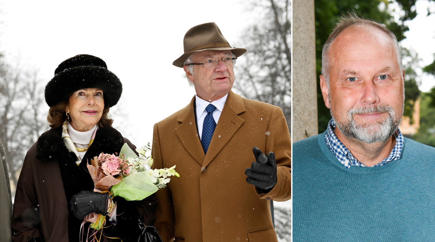 Drottning Silvia, kung Carl XVI Gustaf och Jonas Sjöstedt