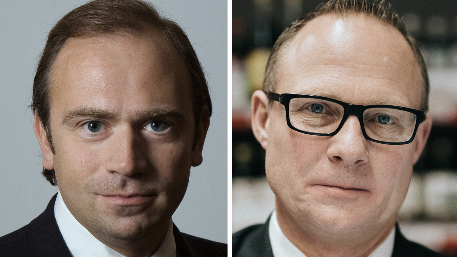 Livsmedelsföretagens förhandlingschef Henrik van Rijswijk och organisationens vd Björn Hellman.