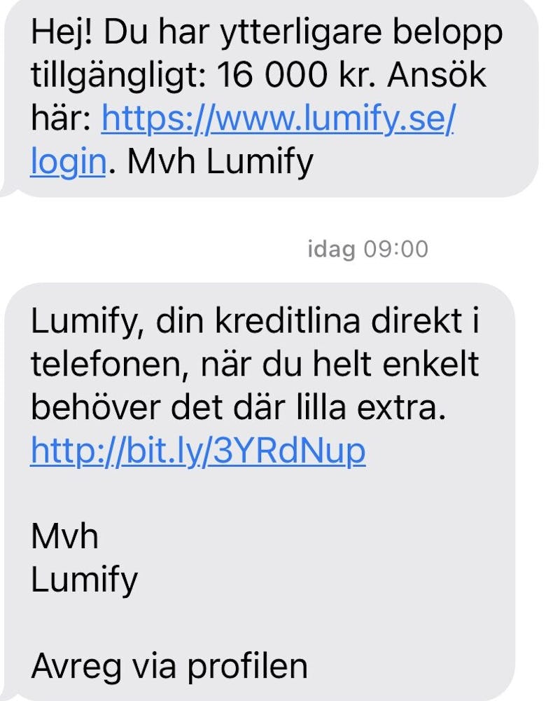 Lumify sms-bombar