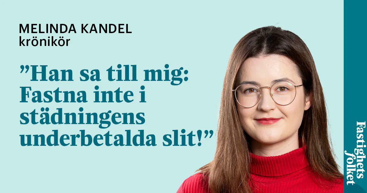 ”Fastna inte i städningens underbetalda slit!” – Arbetet