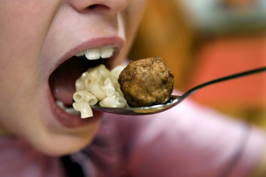 Matsedeln i Jönköping innehåller favoriträtter som personalen vet att barnen tycker om, som pasta och köttbullar.