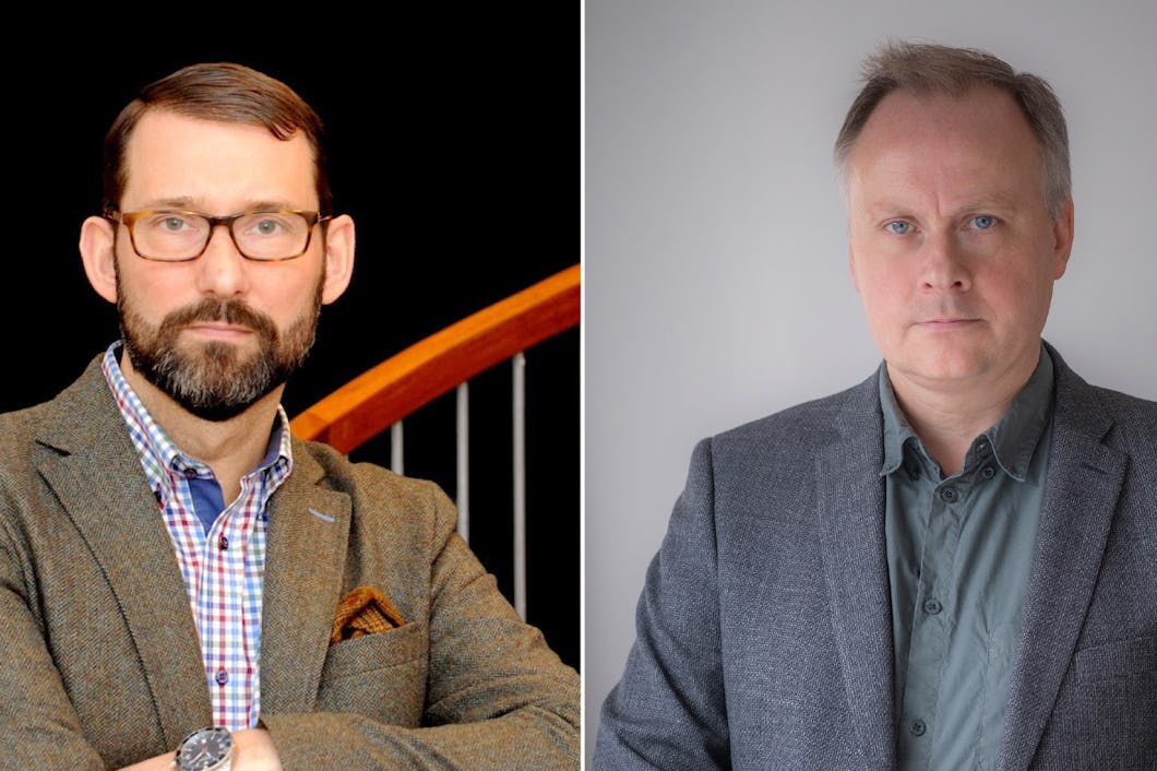 Stefan Koskinen och Patrick Joyce, Almega.