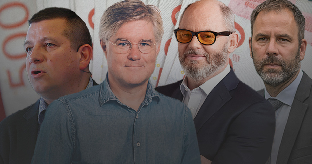 Veli-Pekka Säikkälä, Martin Wästfelt,Tomas Undin och Per Widolf