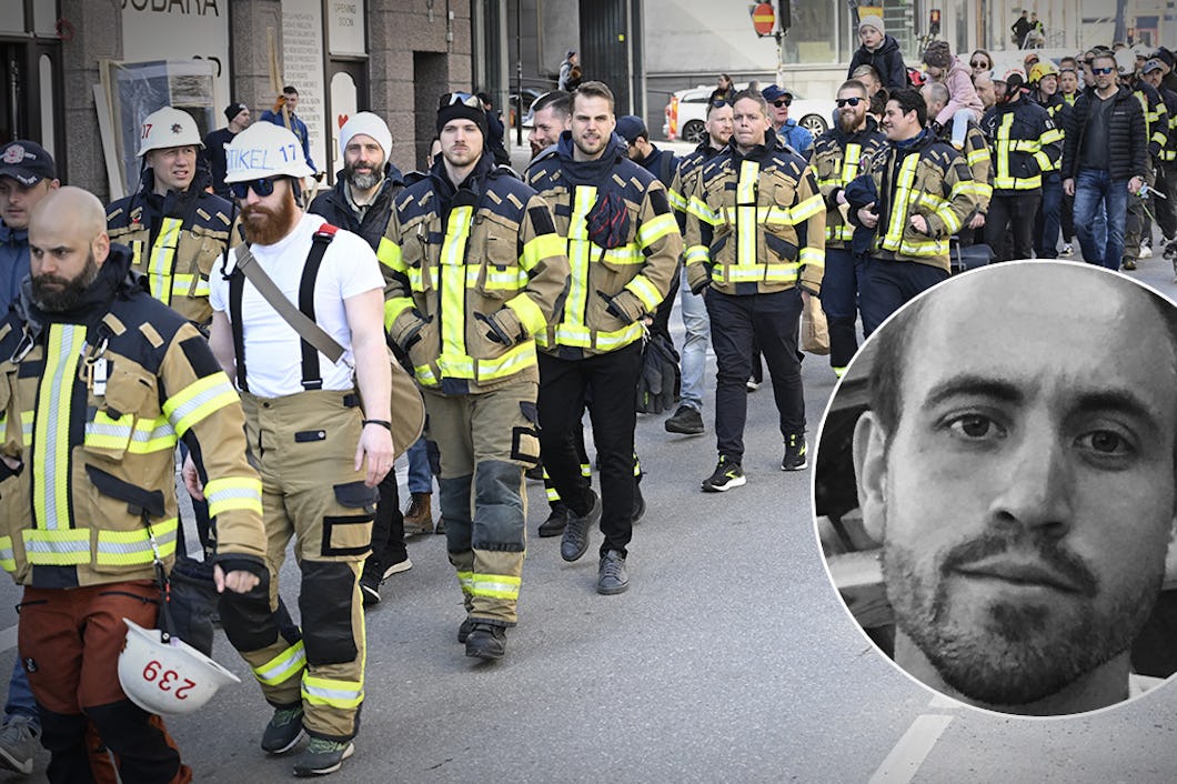 Brandmannen Niklas Borgström vill fortsätta kunna jobba dygnspass.