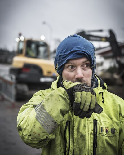 Kristoffer Alexandersson, anläggningsarbetare.