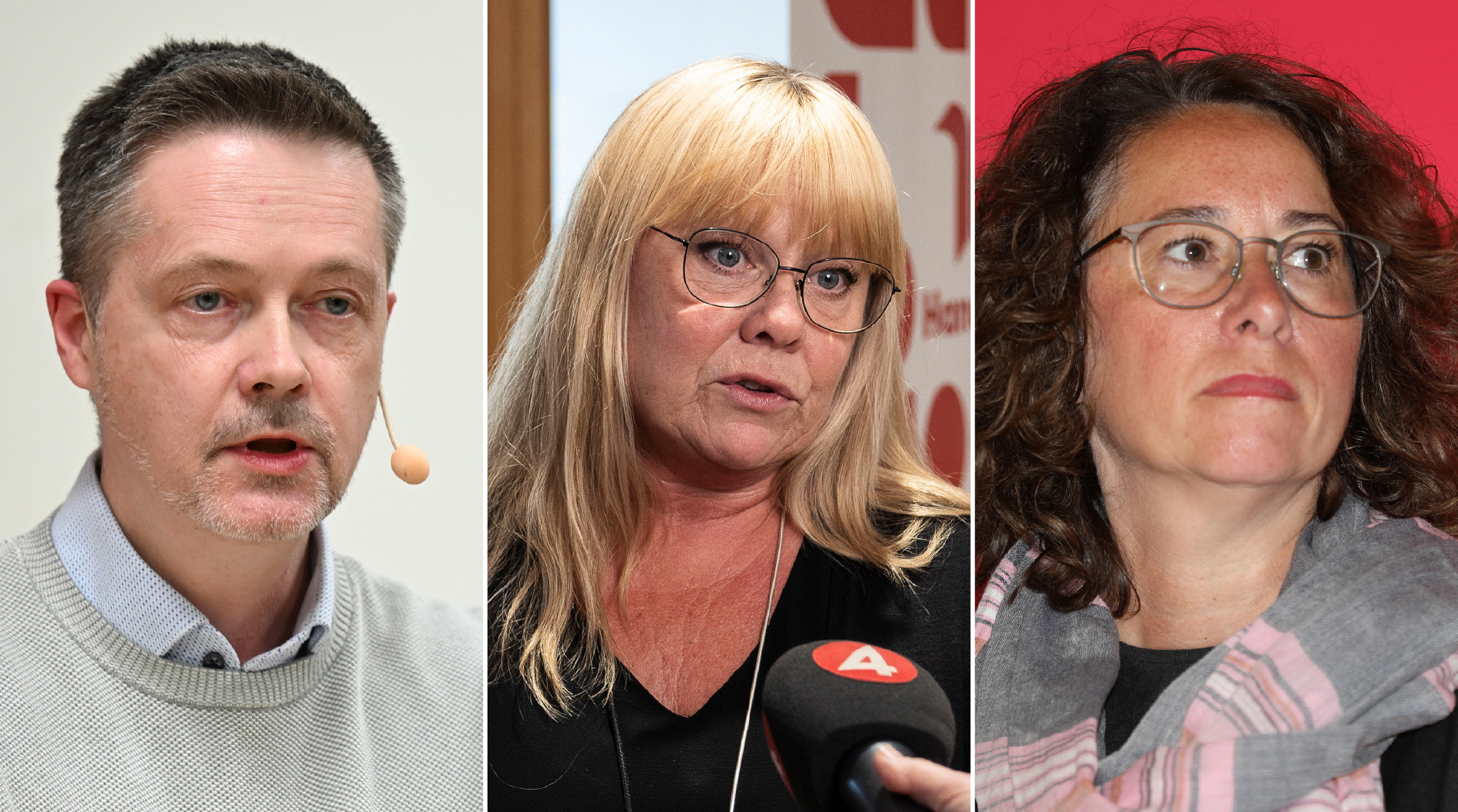 Per-Olof Sjöö, Linda Palmetzhofer och Gabriella Lavecchia.