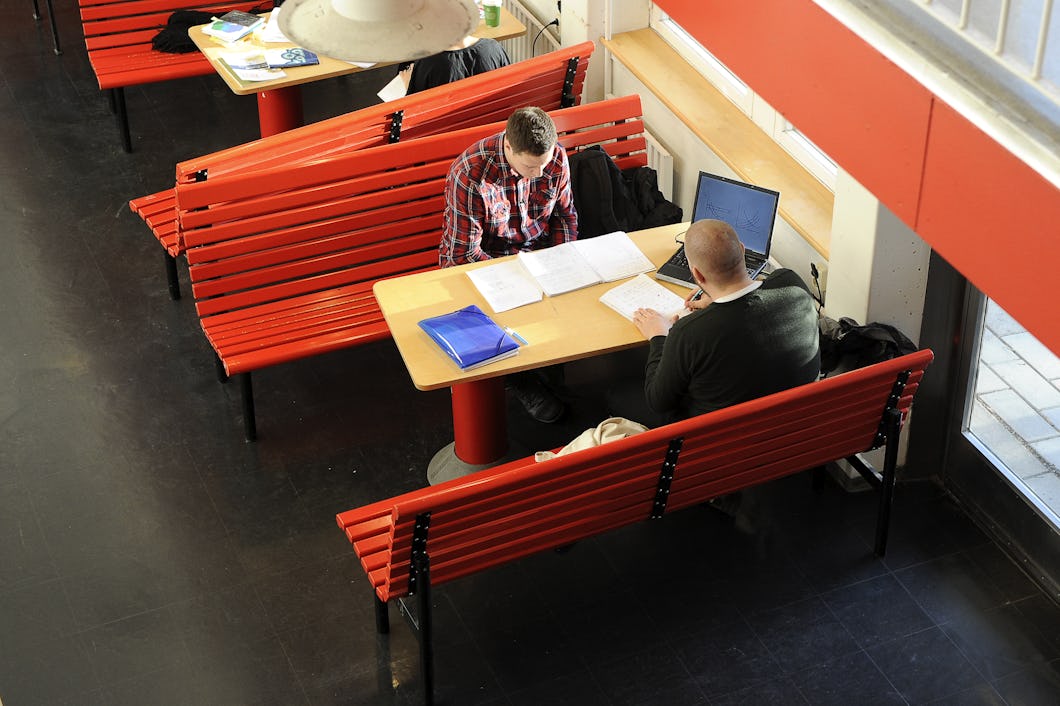 Studenter (genrebild).