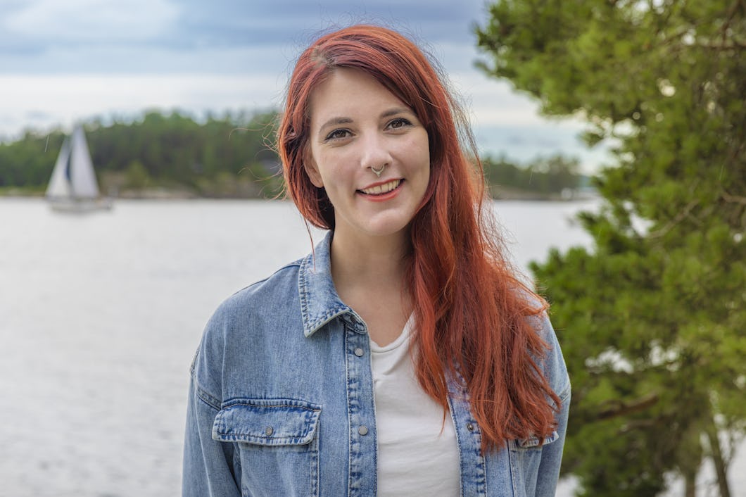 Caroline Axelsson, djursjukskötare som är med i Gift vid första ögonkastet.