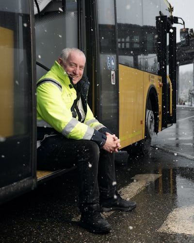 Göran Holm, bussförare.