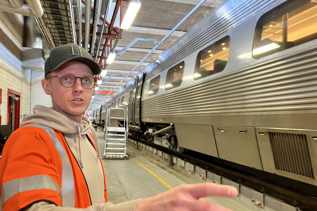 Axel Wadman, produktionstekniker på Euromaint.